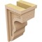 Ekena Millwork 5"W x 5"D x 10"H Wide Highland Rough Cedar Woodgrain TimberThane Corbel, Primed Tan CORUR05X05X10HLDRCPR - alternate 4